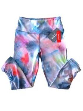 Joe Fresh Women’s Crop Leggings size S Black Mid Rise Athletic Capri NWT